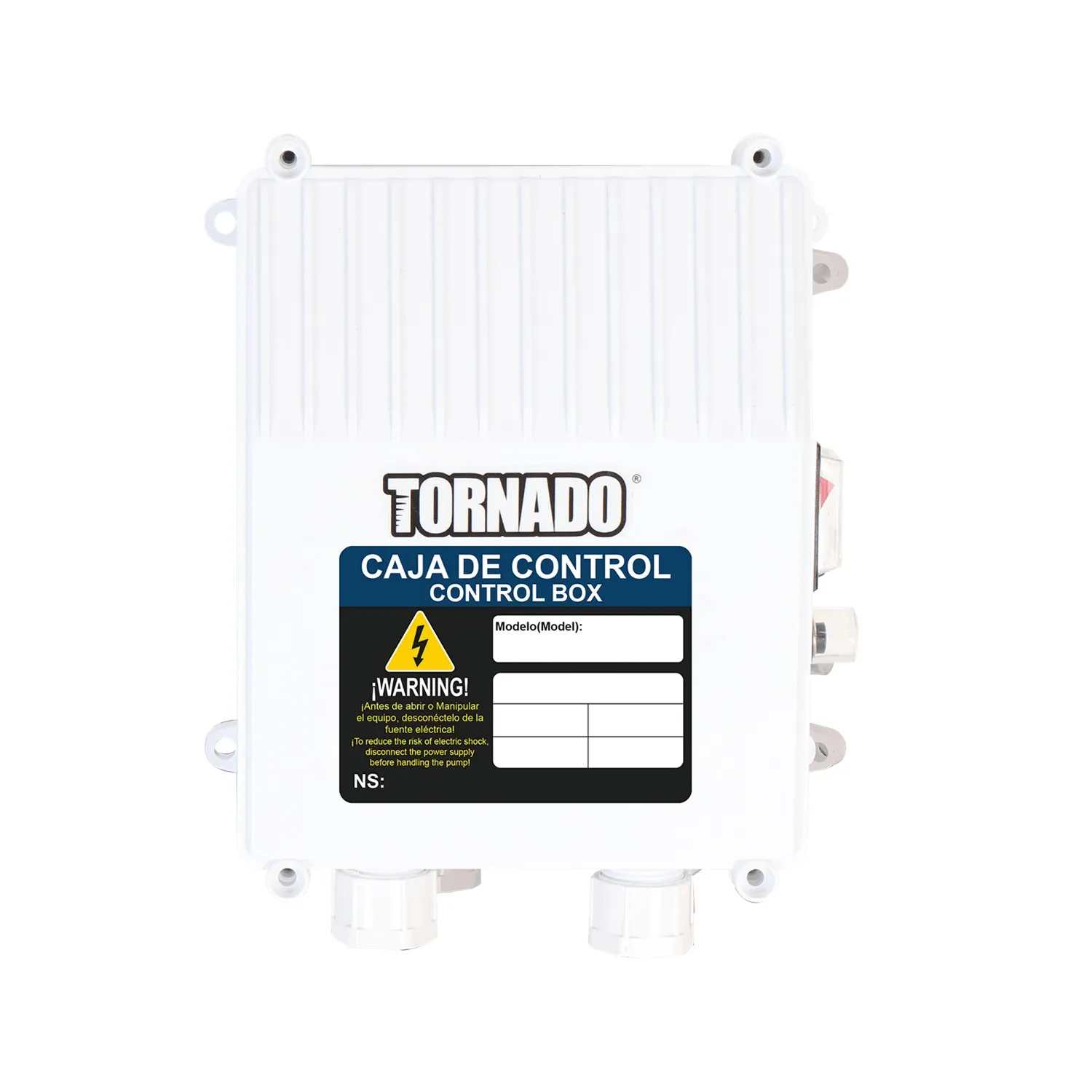 Caja de control para motor sumergible TORNADO monofásico